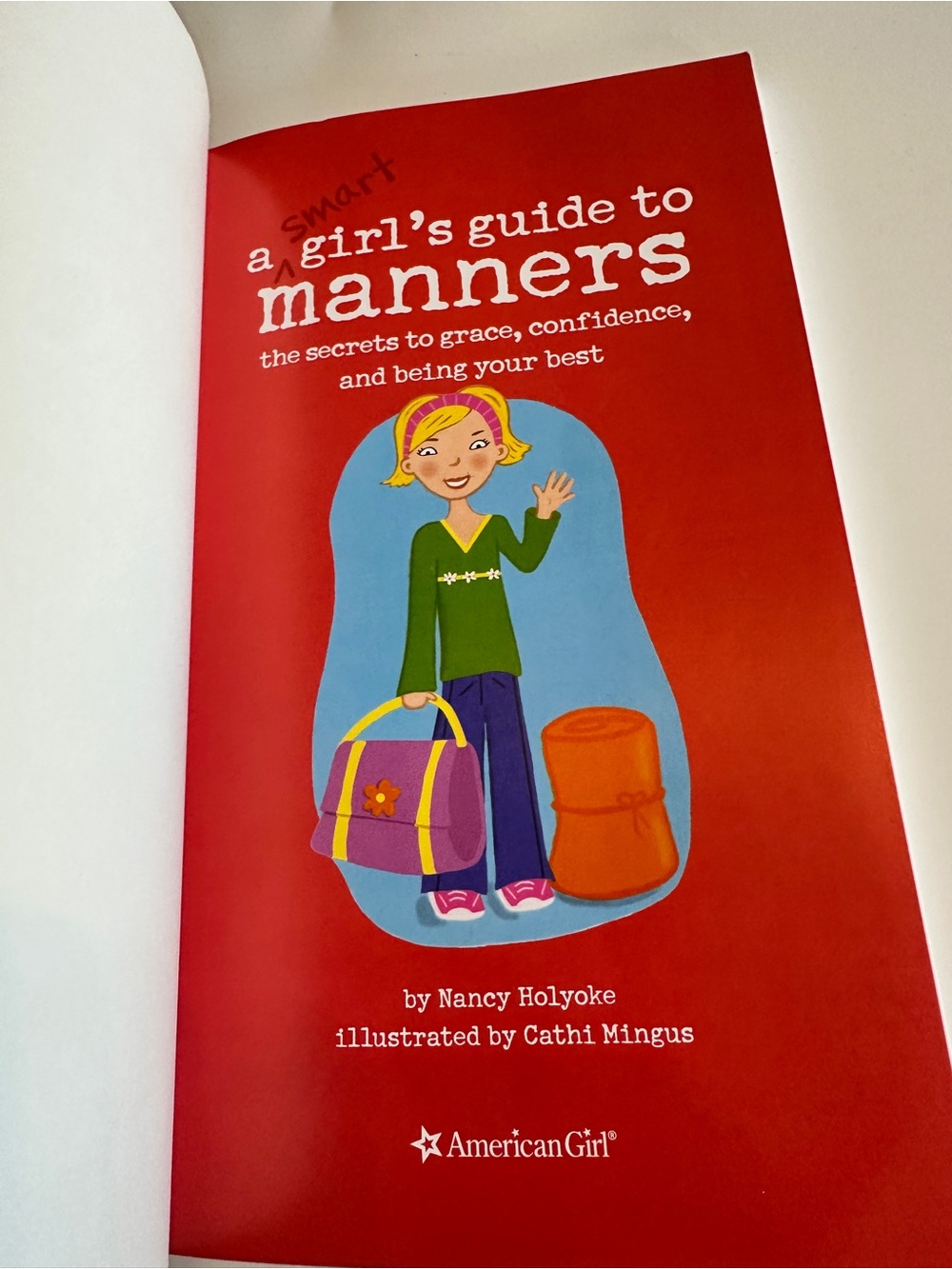 American Girl “A Smart Girls' Guide to Manners” Paperback Book w Glossy Pages - Picture 10 of 13